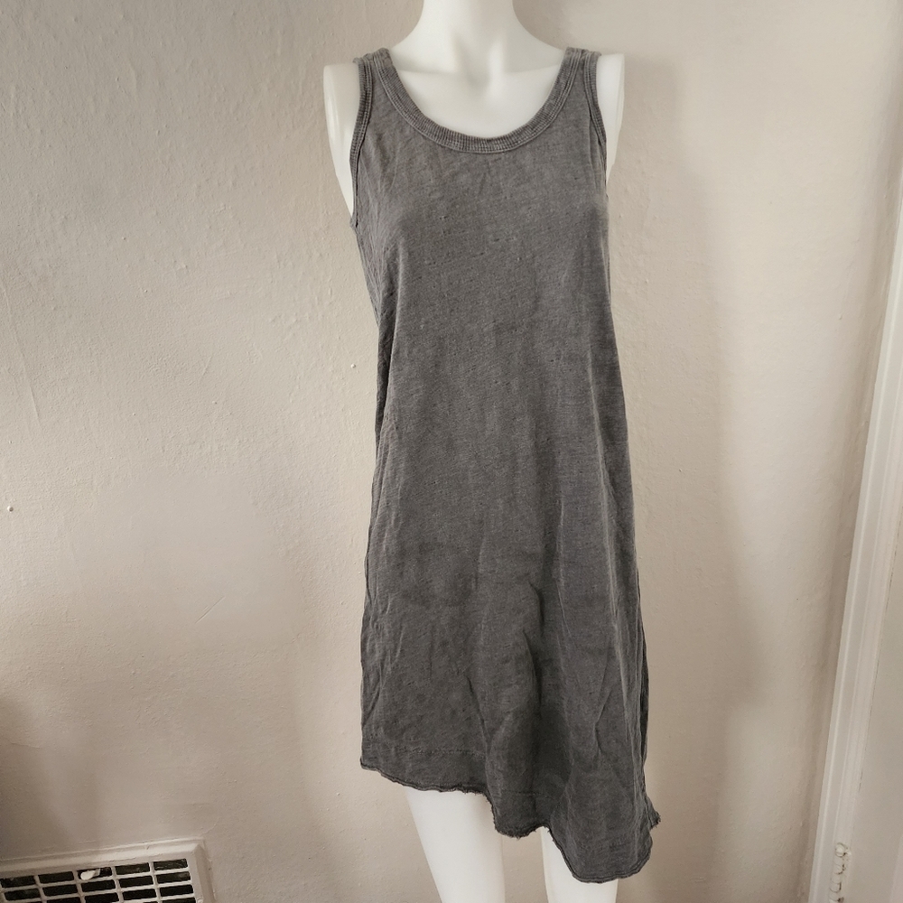 Wilt Dress Asymmetrical Slant Gray Sleevless XS Midi